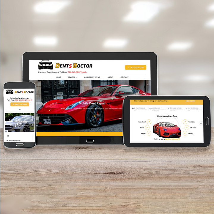 mechanic shop website designer